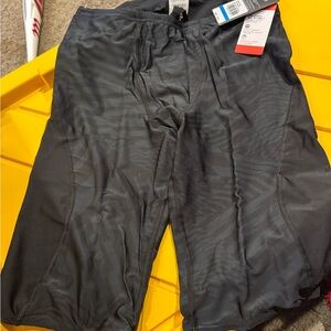 Men's Black  Print Swim Shorts